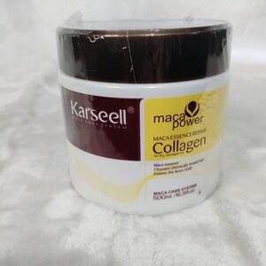 Karseell Maca Essence Repair Collagen Hair Mask Dry Damaged Hair 500ml 16.9oz